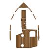 Algasan Boat EVA Faux Teak Decking Floor Compatible with 2000 Centurion Elite V Cockpit No Hinges Pad Boat EVA Foam Teak Deck Floor Mat view 1