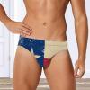 Texas State Flag Funny Swim Briefs for Men Bikini Swimsuit Low Rise Short Surfing Briefs Swimwear view 3