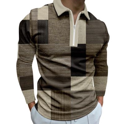 ZYXTIM Mens Quarter Zip Polo Shirts Regular-Fit Quick-Dry Golf Shirts Long Sleeve Slim Fit Athletic Casual Workout T-Shirts