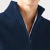 Men's 1/4 Zip-Up Long Sleeve Sweater Warm Pullover Casual Sweaters Jumpers Knitwear Tops for Fall Winter (XX-Large,Dark Blue 2) view 2