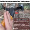 ALBRAX Wing Chun Wooden Dummy, Portable Martial Arts Dummy, Wing Chun Hand Training Spring Arm, for Install Tree Or Hard Object, Martial Arts Training (Color : 3Spring Hand) view 3