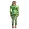 Alvivi Women's Mermaid Fish Scale Print Long Sleeve Rash Guard Swimsuit Sun Protection Wetsuit Bathing Suit Type F Medium view 4