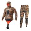 clhjinruoliu 5MM Neoprene Diving Suit for Men Camo Jackets Pants Suit Kite Surfing Snorkeling Spearfishing Underwater Warm Clothes,L view 1