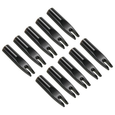 PATIKIL Archery Arrow Nocks 6mm 0.236" Inner Dia., 40 Pack Glue on Arrow Nock Replacement for Shooting, Black