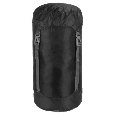 PATIKIL Compression Stuff Sack, 25L L Size Waterproof Sleeping Bag Storage Sack Portable Compression Bag for Backpacking Camping, Black