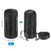 PATIKIL Compression Stuff Sack, 25L L Size Waterproof Sleeping Bag Storage Sack Portable Compression Bag for Backpacking Camping, Black view 2