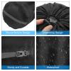 PATIKIL Compression Stuff Sack, 25L L Size Waterproof Sleeping Bag Storage Sack Portable Compression Bag for Backpacking Camping, Black view 3