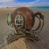 VintiquE Handmade Decorative Antique Maritime Brass Deep Diving Helmet Mark V US Navy Nautical Collectible Gift 18" view 1