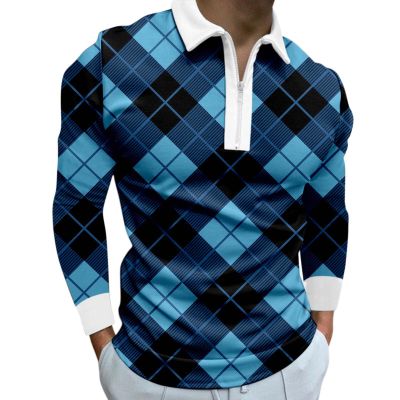 ZYXTIM Mens Quarter Zip Polo Shirts Regular-Fit Quick-Dry Long Sleeve Golf Shirts Slim Fit Sport Athletic Casual Workout T-Shirts