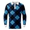 ZYXTIM Mens Quarter Zip Polo Shirts Regular-Fit Quick-Dry Long Sleeve Golf Shirts Slim Fit Sport Athletic Casual Workout T-Shirts view 3