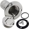 YANYUCB Boat Deck Waste Fill/Filler 1-1/2 Inch(38mm),316 Stainless Steel Deck Filler with Keyless Cap,Marine Fuel Tank Filler Neck,Boat Deck Hardware for Boat Yacht view 1