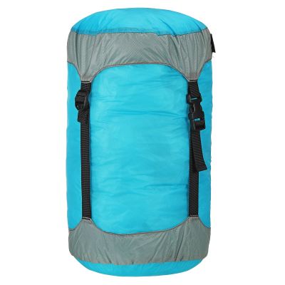 PATIKIL Compression Stuff Sack, 18L L Size Waterproof Sleeping Bag Storage Sack Portable Compression Bag for Backpacking Camping, Blue