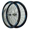 ZECHAO 700C Road Bike Wheel Set,Aluminum Alloy Double Wall Rims Disc/V/C Brake 7/8/9/10/11/12 Speed 32H Quick Release Off Road Bike Wheelset (Color : Silver hub, Size : 700c) view 1