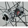 ZECHAO 700C Road Bike Wheel Set,Aluminum Alloy Double Wall Rims Disc/V/C Brake 7/8/9/10/11/12 Speed 32H Quick Release Off Road Bike Wheelset (Color : Silver hub, Size : 700c) view 2