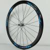 ZECHAO 700C Road Bike Wheel Set,Aluminum Alloy Double Wall Rims Disc/V/C Brake 7/8/9/10/11/12 Speed 32H Quick Release Off Road Bike Wheelset (Color : Silver hub, Size : 700c) view 3