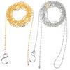 Yardwe 2Pcs Volleyball Net Measuring Chains Portable Stainless Steel Height Measurement Tool for Referee Indoor Outdoor Court Equipment