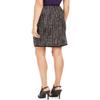 Calvin Klein Women's Petite Tweed Front-Overlap Skirt (2P, Black Multi) view 2