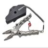 VISSER 7.5 inch Titanium Fishing Pliers with Secure Hold Sheath & Lanyard, Durable replaceable cutters with split ring feature, Made in the USA view 2