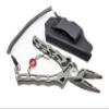VISSER 7.5 inch Titanium Fishing Pliers with Secure Hold Sheath & Lanyard, Durable replaceable cutters with split ring feature, Made in the USA view 3
