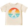 CAOMP Bigfoot Retro T-Shirt for Youth Toddler and Baby Bigfoot Retro Kids Light Blue 5-6T #01218 view 1