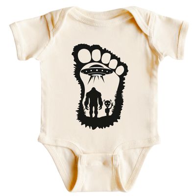 CAOMP Bigfoot Alien T-Shirt for Youth Toddler and Baby Bigfoot Alien Kids Raspberry 24 M #01215