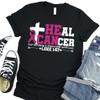 Heal Cancer for Nothing is Impossible With God Luke 1:57 Shirt, Cancer Team Shirt, Motivational Shirt, Inspirational Shirt, S3705 (XXL, Classic Grey) view 1