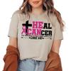 Heal Cancer for Nothing is Impossible With God Luke 1:57 Shirt, Cancer Team Shirt, Motivational Shirt, Inspirational Shirt, S3705 (XXL, Classic Grey) view 3