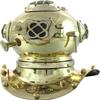 VintiquE Decorative Diving Divers Marine Mini Diving Helmet Replica Mark Us Navy Nautical 9" view 1