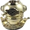 VintiquE Decorative Diving Divers Marine Mini Diving Helmet Replica Mark Us Navy Nautical 9" view 3