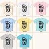 CAOMP Bigfoot American Flag T-Shirt for Youth Toddler and Baby Bigfoot American Flag Kids Light Blue Medium #01214 view 2