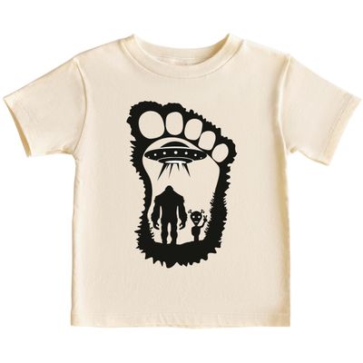 CAOMP Bigfoot Alien T-Shirt for Youth Toddler and Baby Bigfoot Alien Kids Athl Heather 12 M #01215