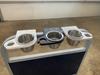 Pontoon Rail Cup and Wine Glass Holder - (1-1/8") or (1-1/4") Square Rail (Gray) view 4