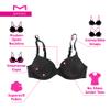 Maidenform Women's One Fab Fit Underwire Bra, Demi T-Shirt Bra, Convertible Bras for Women view 4