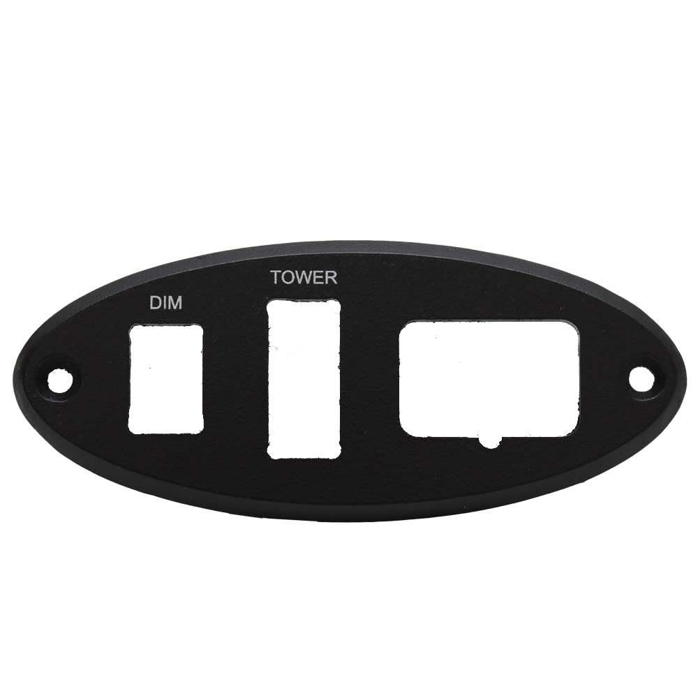 MasterCraft Boat Switch Plate 502295 | Tower Black