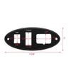 MasterCraft Boat Switch Plate 502295 | Tower Black view 4