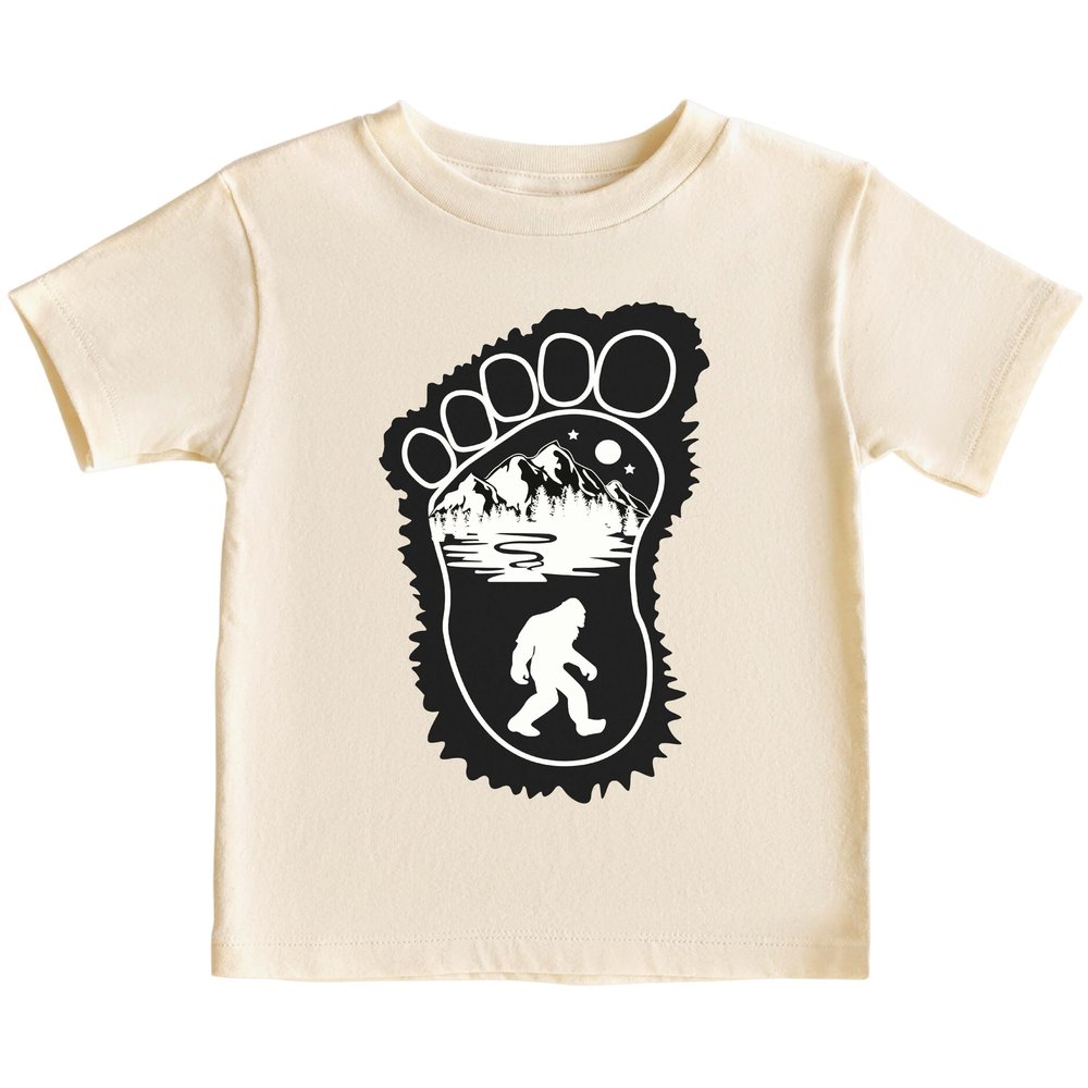 CAOMP Bigfoot Midnight T-Shirt for Youth Toddler and Baby Bigfoot Midnight Kids Natural 3T #01219