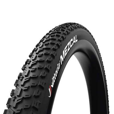 Vittoria Mezcal XC Mountain Bike Tire for Hardpack Terrain Conditions - XC-Trail TLR MTB Tire - Black (29x2.25)