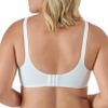 Bali Women's T-Shirt Bra, Ultimate Smoothing Underwire Bra, Lightweight Convertible Bra White view 3