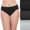 Bali Women's Hi-Cut Underwear 3-Pack, Second Skin Mesh High Cut Panties, No Panty Lines view 1
