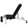 DF9600 Adjustable Flat Incline Decline Bench, Weight Training Exercise Bench for Home Use, Heavy Duty Rated for 650 lbs by Deltech Fitness view 2