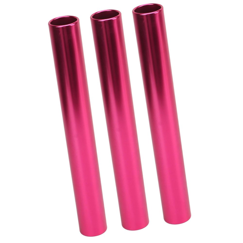 VGEBY 3Pcs Track Field Relay Batons Aluminum Alloy Track Field Relay Batons Relay Batons, Aluminum Alloy Track Batons Race Equipments for Running Race Team for Running Race Team
