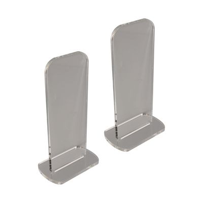 2Pcs Acrylic Boxing Glove Stand, Vertical Boxing Glove Display Stand Acrylic Gloves Holder, Vertical Boxing Gloves Display Rack Holder, Baseball Glove Display Holder Rack for