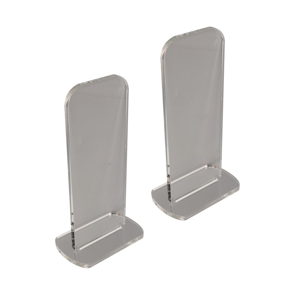 2Pcs Acrylic Boxing Glove Stand, Vertical Boxing Glove Display Stand Acrylic Gloves Holder, Vertical Boxing Gloves Display Rack Holder, Baseball Glove Display Holder Rack for