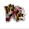 Decals by Haley Maryland State Flag Sticker Maryland Flag Decal Pack for Car Truck Vehicle Window Vinyl State of Maryland Flag Decals State Seal - Safe for Vehicle Paint Texas Laptop Decal Bumper view 1
