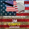 Decals by Haley Maryland State Flag Sticker Maryland Flag Decal Pack for Car Truck Vehicle Window Vinyl State of Maryland Flag Decals State Seal - Safe for Vehicle Paint Texas Laptop Decal Bumper view 3