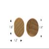 Beyond Balance Wood Swedish Ladder Stall Bar for Fitness, PSSE Therapy, and Pilates; 14 Beech Rungs (Oval 1.6" x 1.2") view 4