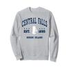 Central Falls Rhode Island RI Vintage Athletic Navy Sweatshirt view 1