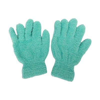 Acinkeety Coral Velvet Gloves Winter Full Finger Mittens Stretchy Solid Color Gloves For Teens Christmas Presents Full Fing