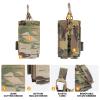 EXCELLENT ELITE SPANKER Tactical Mag Pouch Open-Top Single Molle Magazine Pouch for Magazines M4 M16 AR-15 5.56(Multicam) view 3