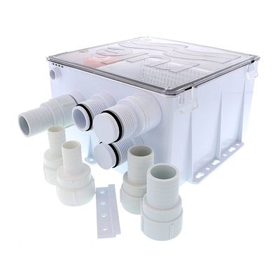 12V Shower Drain Box with 1100 GPH Pump